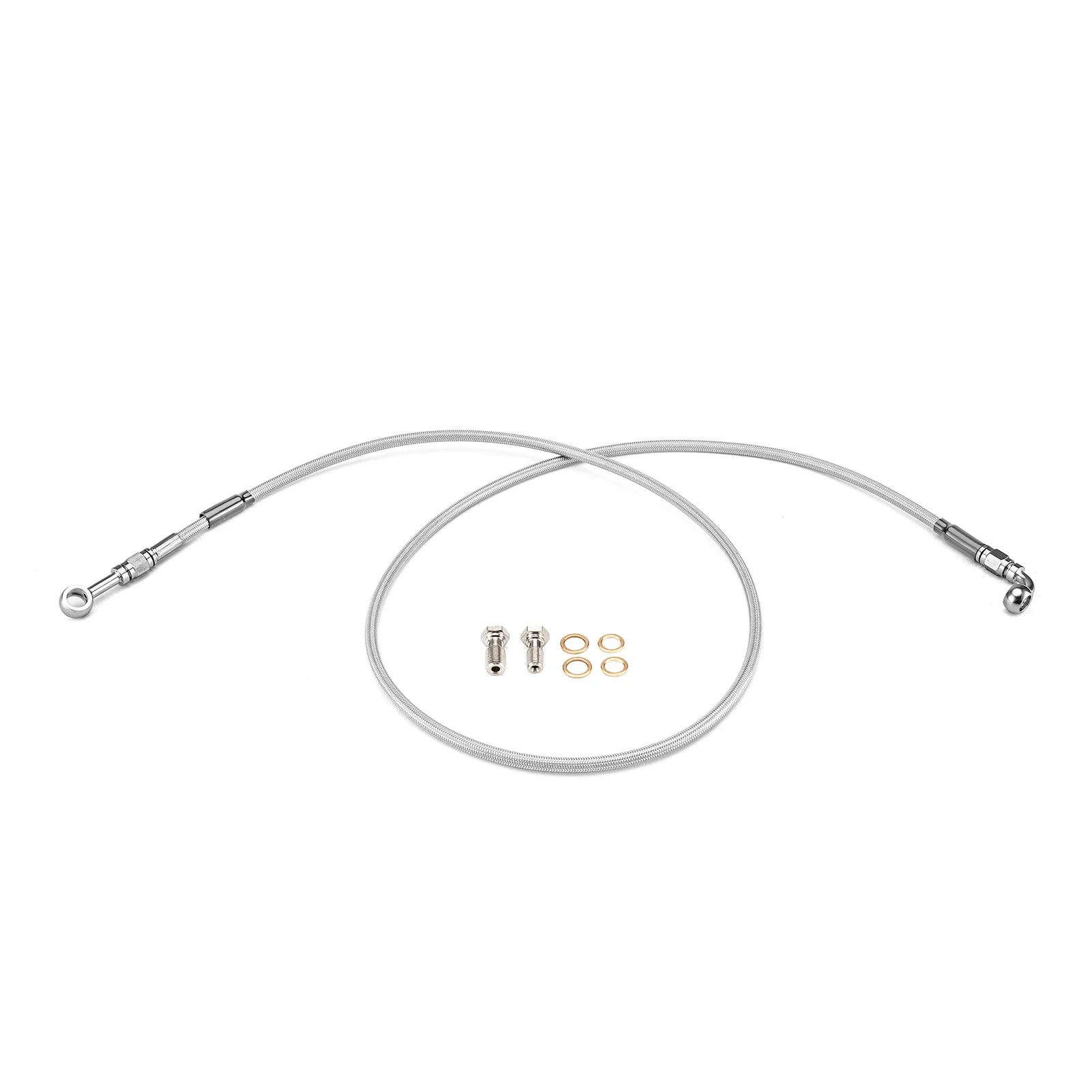 

Комплект кабелей без АБС-пластика для мотоцикла + 6 дюймов, 48 дюймов, комплект передних тормозных магистралей расширенной длины для руля 12–14 дюймов, аксессуары Harley Sportster