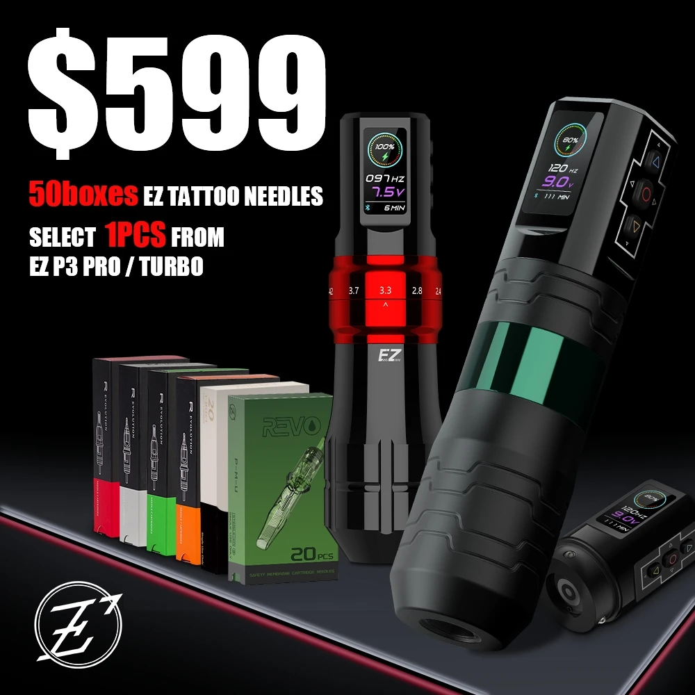 Картриджи для тату-машинки EZ P3 PRO 50 коробок (1000 шт.)