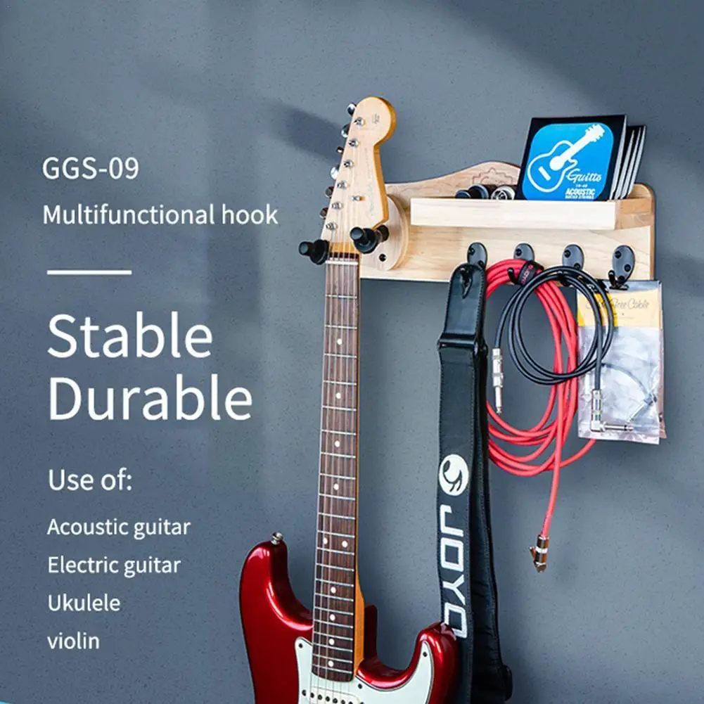 

1pcs Multifunctional Guitar Hook Wall Hanging For Guitar Ukulele Folk Guitar Tuner Picture Frame Musical Instrument Accesso W9D9