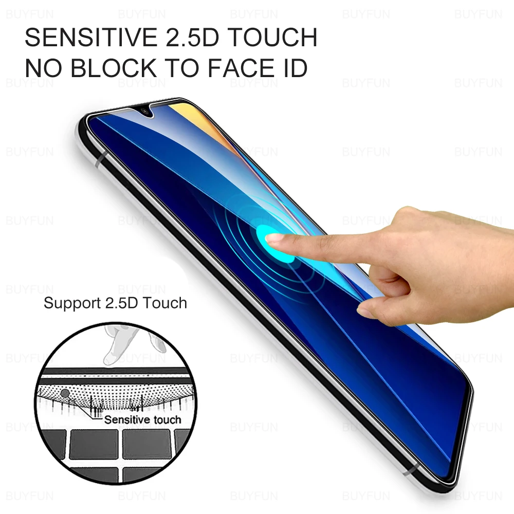 2 в 1 для Xiaomi Poco C65 передняя защита экрана + Защитная пленка объектива камеры PocoC65 C 65