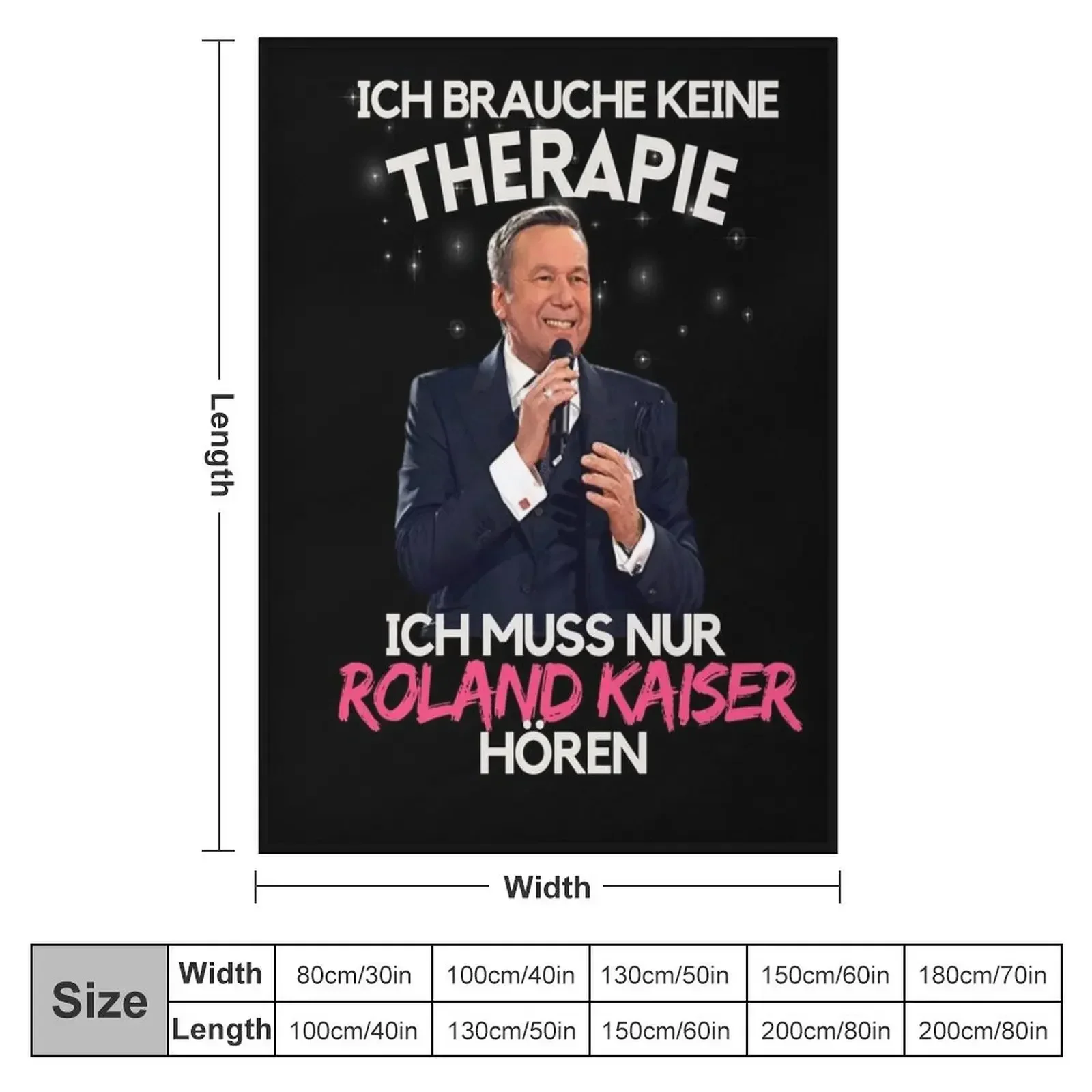 Roland Kaiser-roland kaiser фестиваль- roland merch Декоративное одеяло Дизайнеры Тонкие одеяла