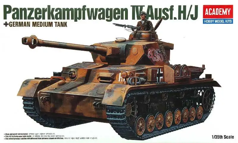 Academy 13234 1/35 German medium tank IV model kit