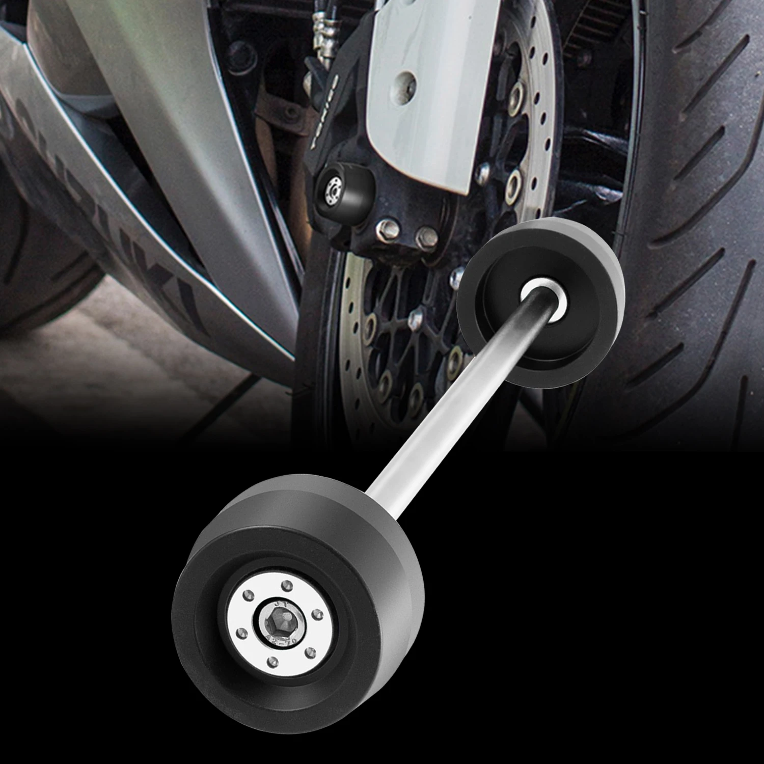 

Motorcycle Front Axle Fork Wheel Slider Falling Protector For BMW F800R F800GS F850GS F 800 850 R GS