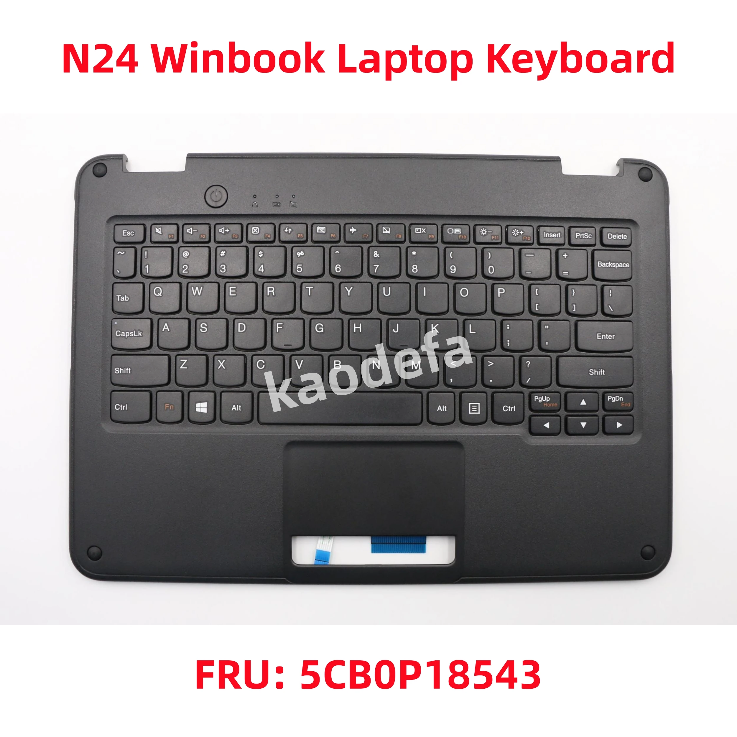 Для Lenovo N24 Winbook / 300e Клавиатура ноутбука FRU: 5CB0P18543