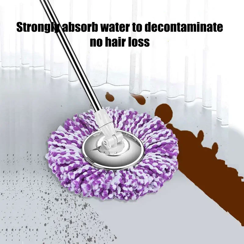 Вращающаяся головка для швабры сменные хлопковые прокладки мытья пола