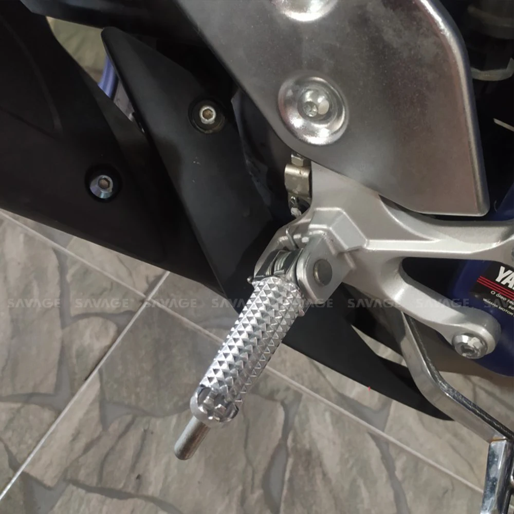 Передние Подножки для YAMAHA FZ1 FZ8 FZ6 N/S/R TDM 900/A XJ6 отверстие XJ6N XJR 1200 400/R FJR 1300 подножки