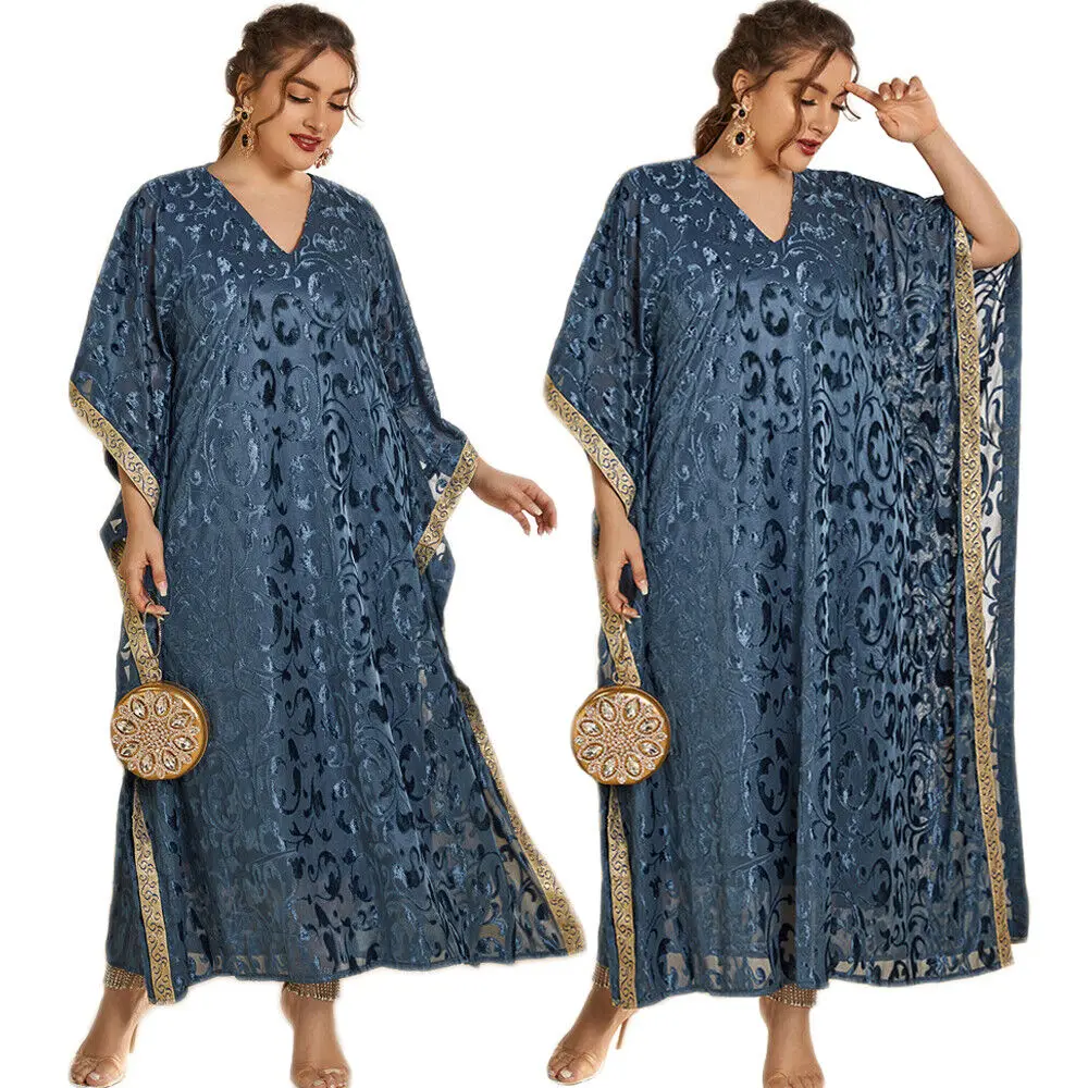 

Марокканские женщины мусульманская абайя Длинные платья Дубай фараша Арабский Кафтан Рамадан цзилбаб индийская одежда