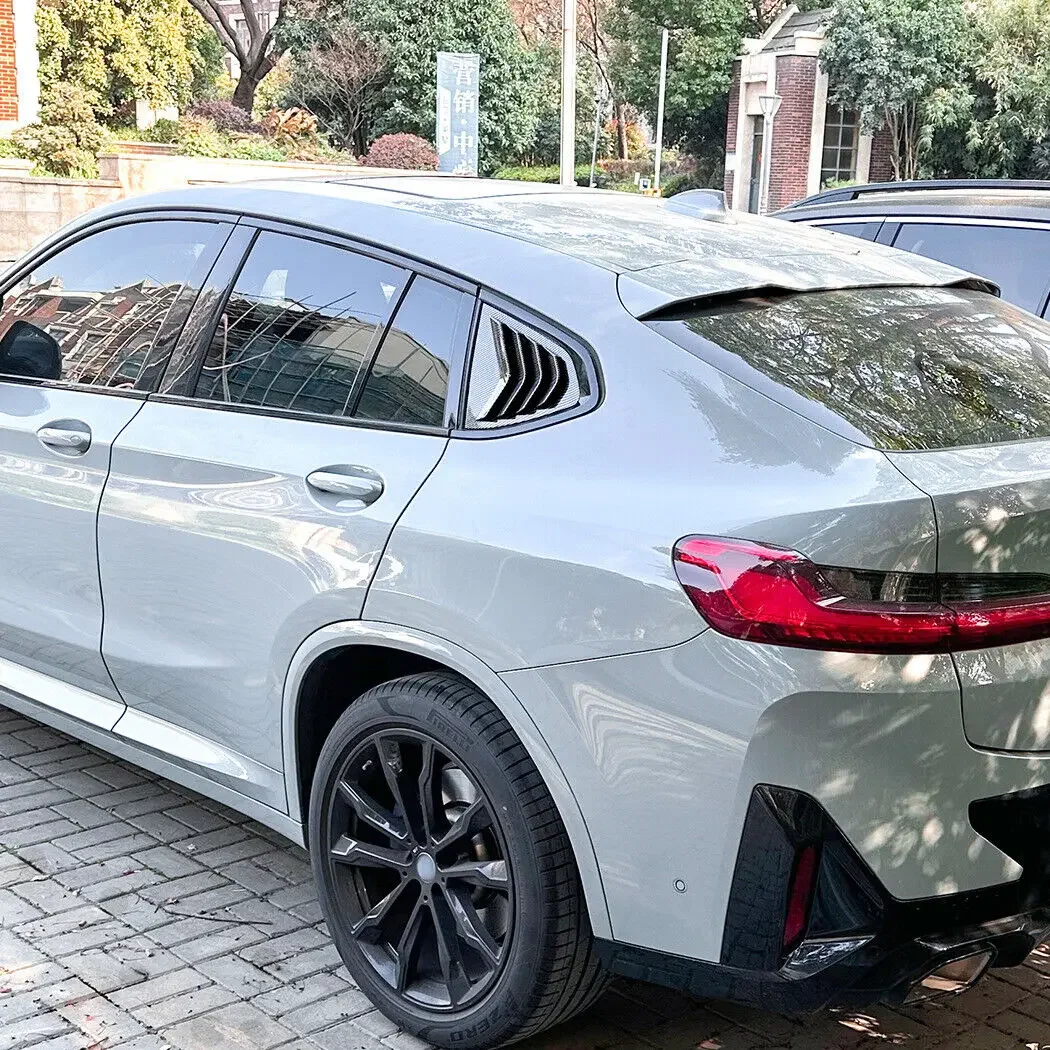 Для BMW X4 G02 2018-2024 Автомобильная задняя жалюзи оконная боковая крышка накладка