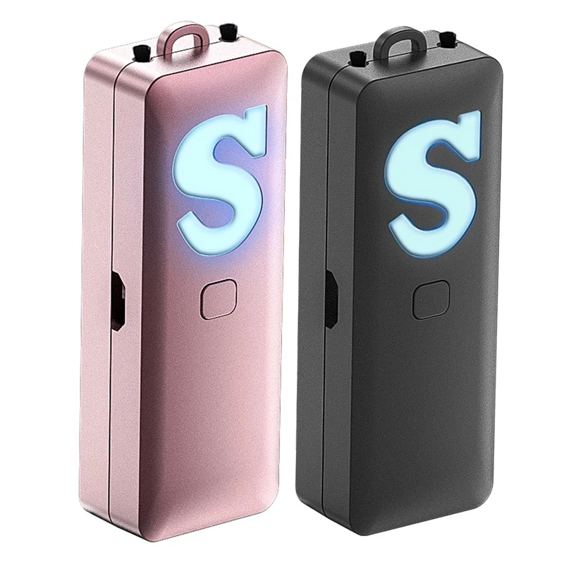 

2 Pcs Hanging Neck Air Purifier Personal Wearable Mini Portable Air Freshener Ionizer Negative Ion Generator