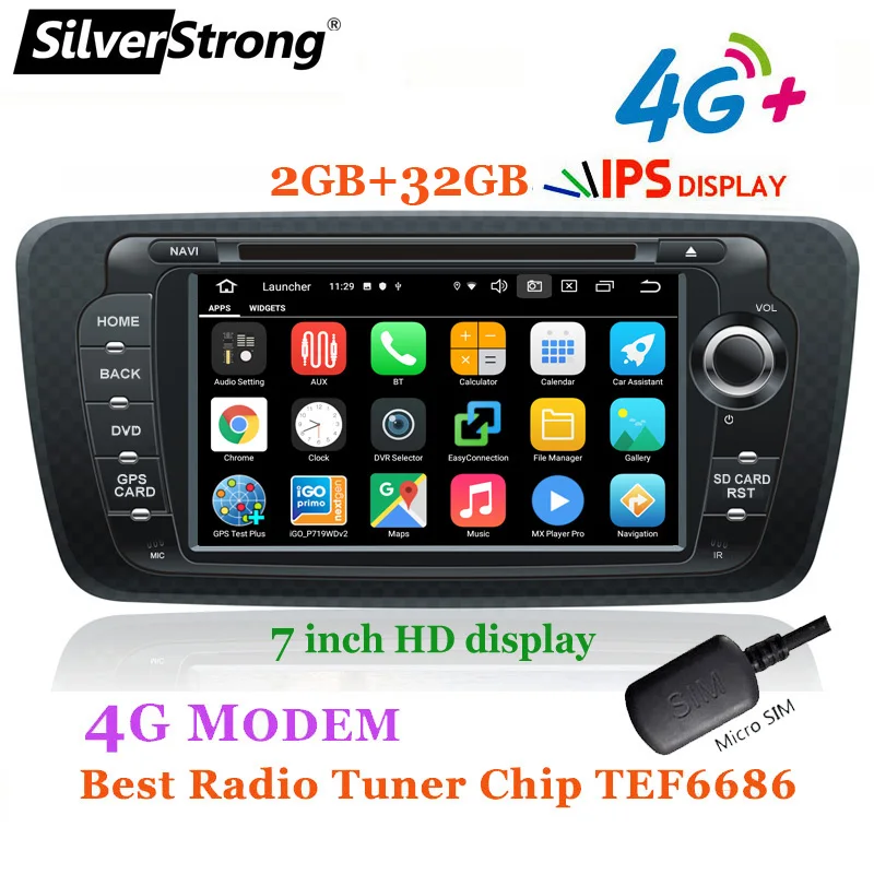 CarPlay радио Android Seat ibiza 6j 2009 2010 2011 2012 2013 2014 2015 2Din CD плеер Авто мультимедиа