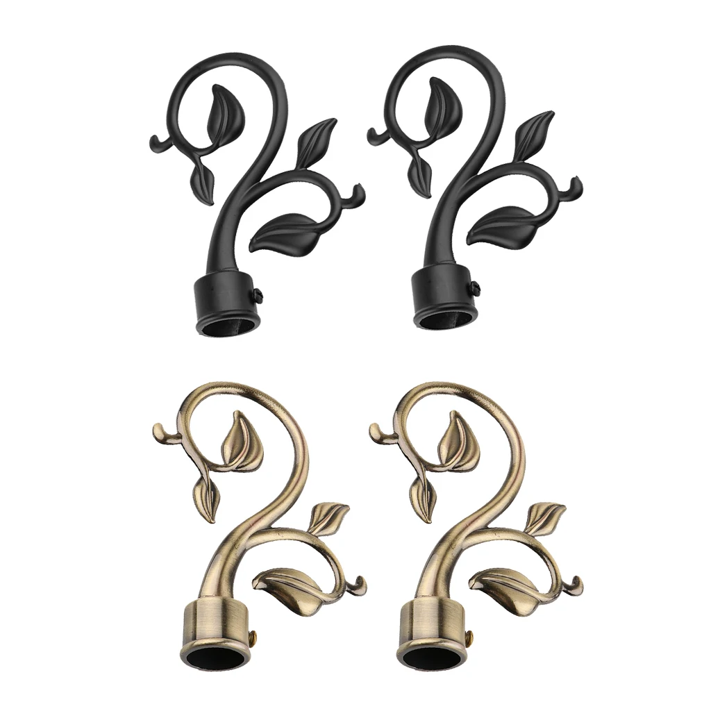 

1 Pair Decorative Curtain Drapery Rod/Pole Finials Ends for 22mm Curtain Poles Fashionable Design Curtain Decorative