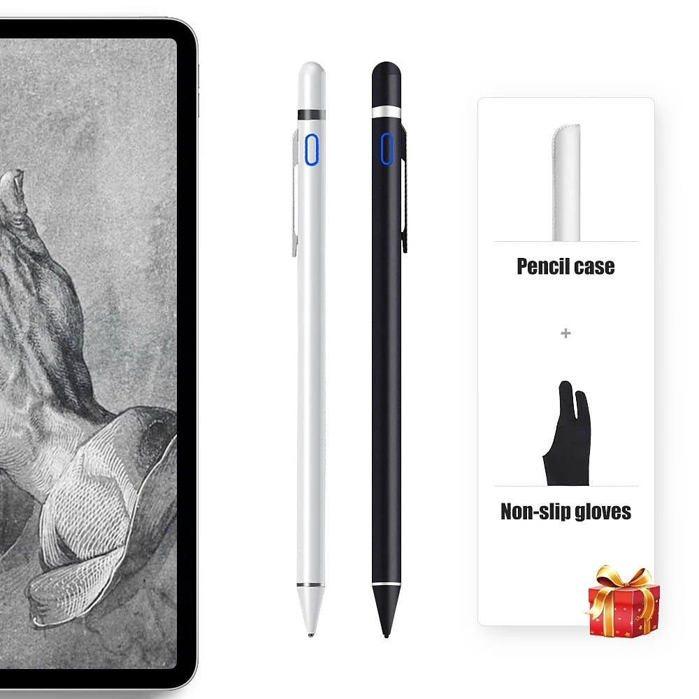 

Capacitive Touch Screen Pen Active Stylus For Drawing Samsung HUAWEI iPad iPhone Tablet Phones iOS Android Universal Pencil