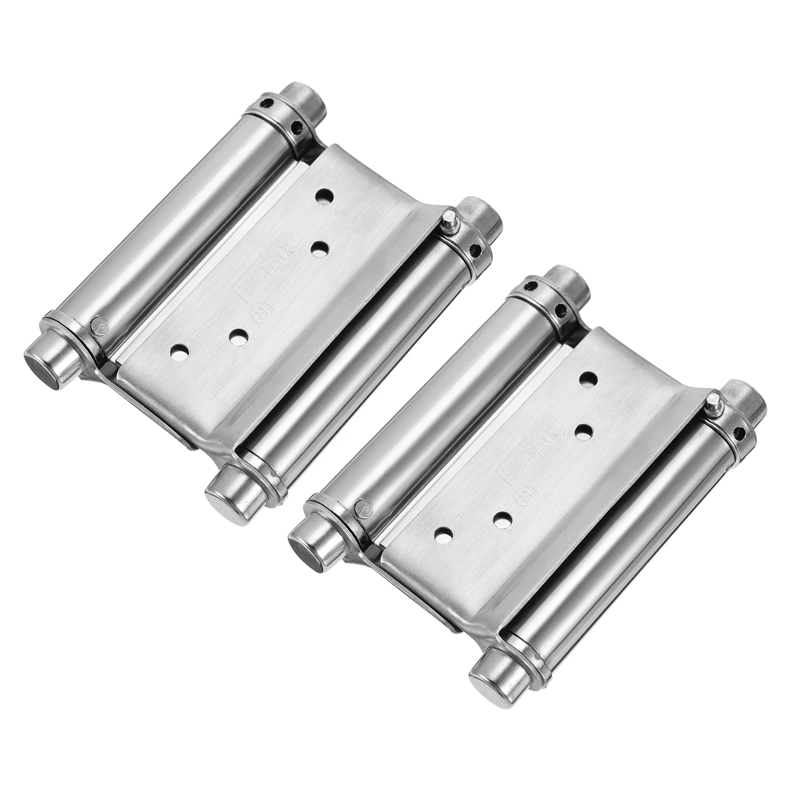 

2 Pcs Hinge Furniture Hinges Door Swing Cabinet Double Action Stainless Steel