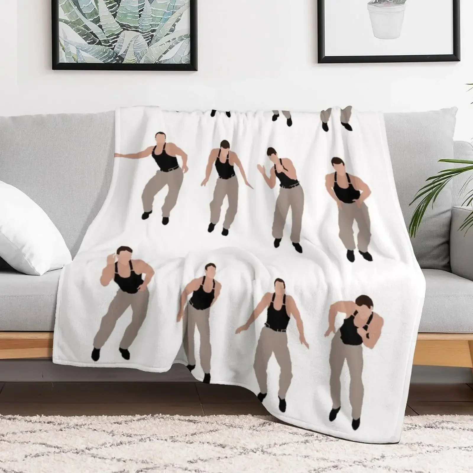 Безопасный танец Ван Дамм - JCVD 1989 Одеяло для дивана Тонкая самая мягкая кровать