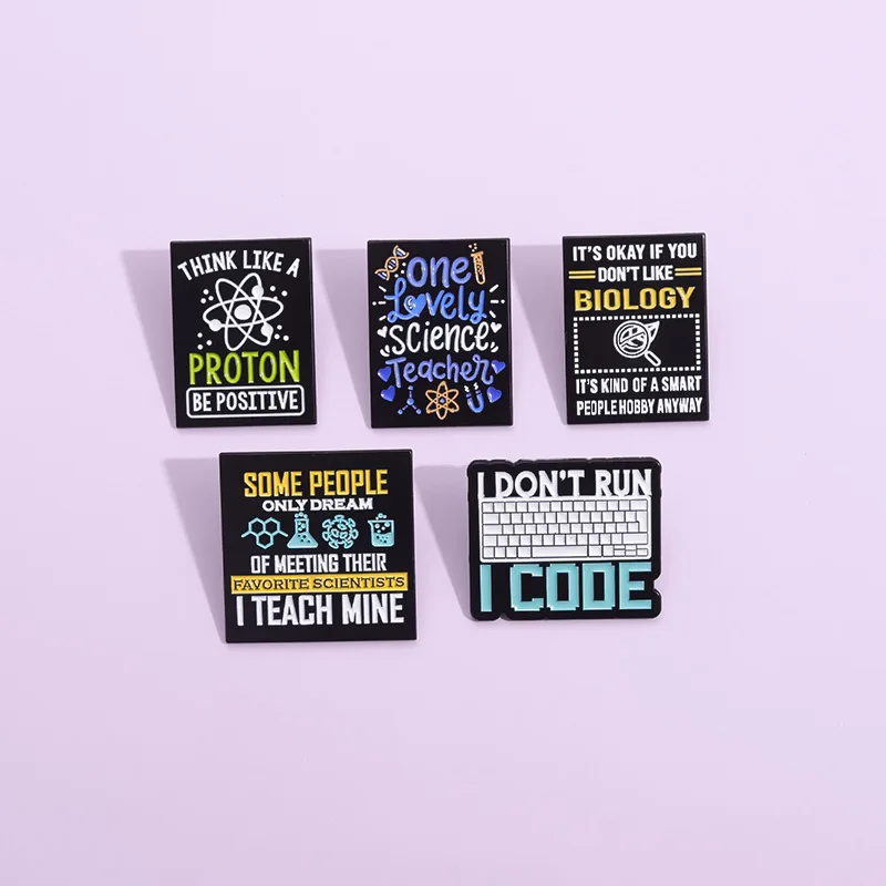 Знания науки эмалированная булавка математика биология генная формула брошь