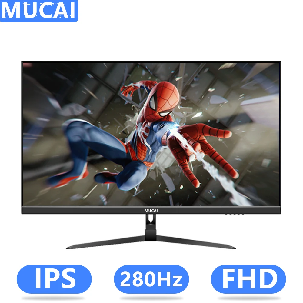 

ARUR 27-дюймовый монитор 240 Гц, ЖК-дисплей для ПК IPS 280 Гц, HD Настольный игровой компьютерный экран, плоская панель, Совместимость с HDMI/DP/1920*1080