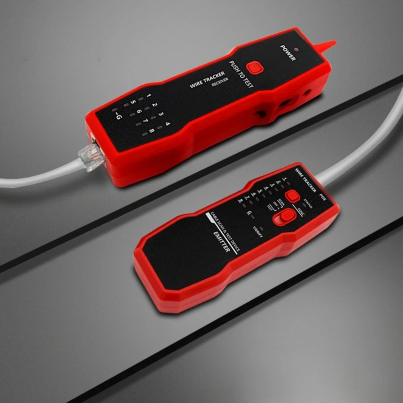 Тестер сетевых кабелей мультиметр противошумный поисковик POE LAN трекеры проводов