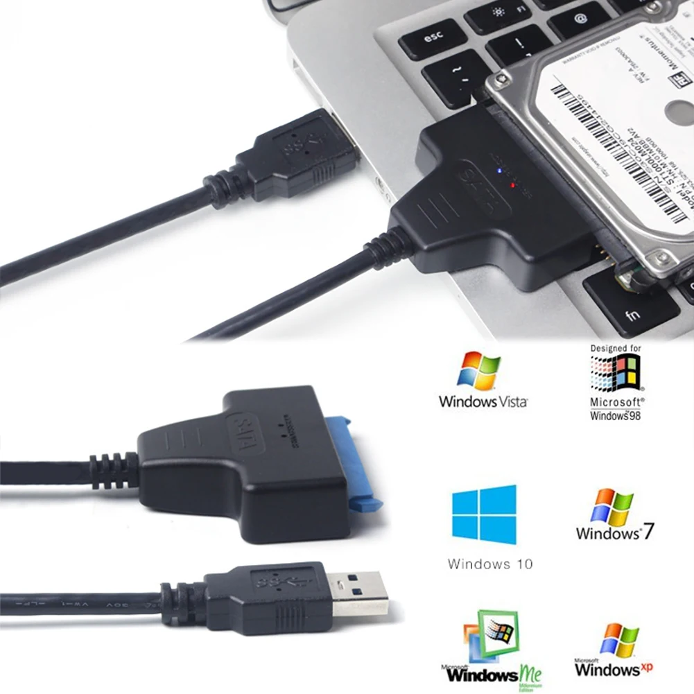 

Кабель-переходник SATA на USB 3,0, 3,0 дюйма, USB 2,0