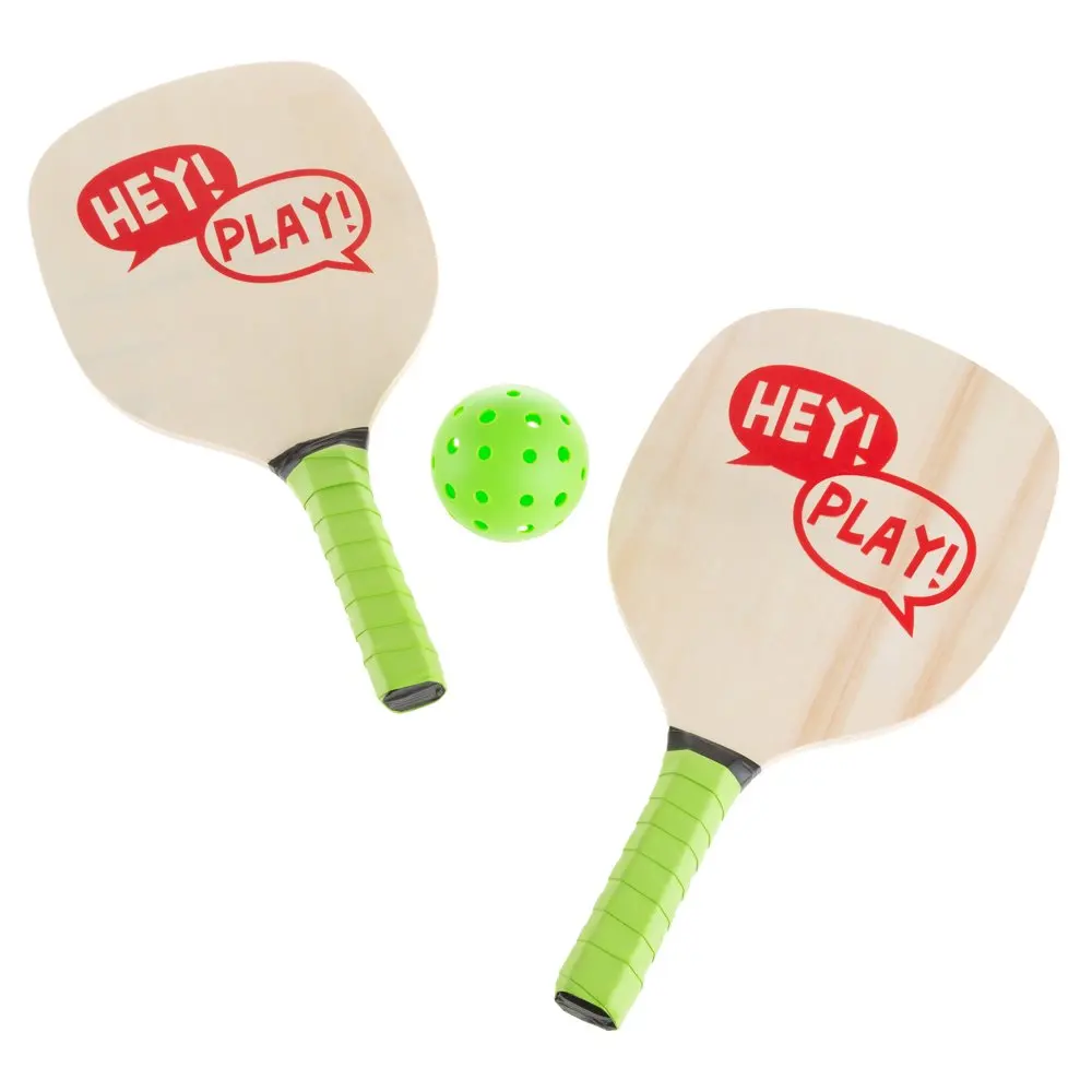 

Paddle Ball Set – Pair of Beginner Rackets, Ball and Bag by