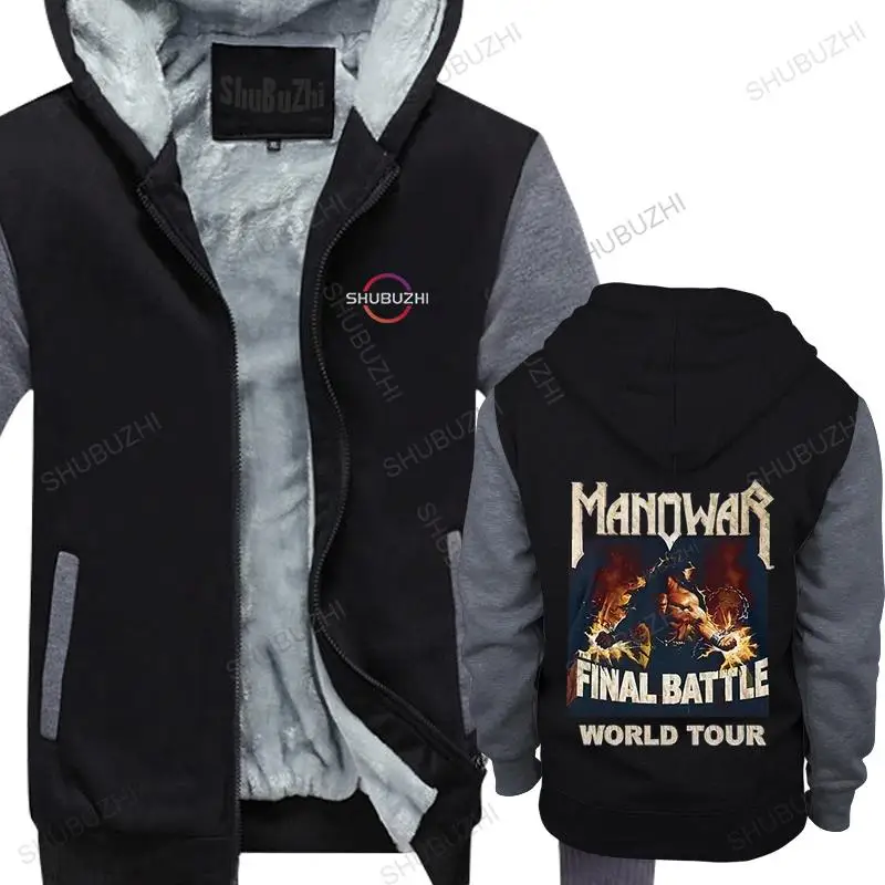 

man casual loose fleece hoody Gembok Mano Manowar Final popular Tagless hoodies thick High Quality Custom men's thick coat