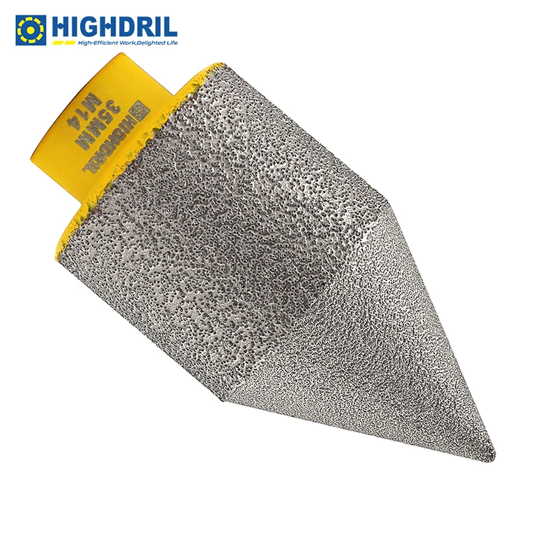 

Diamond Beveling Chamfer Bit M14 Grinding Chamfering For Processing Ceramic Tiles Porcelain Tiles Marble Granit