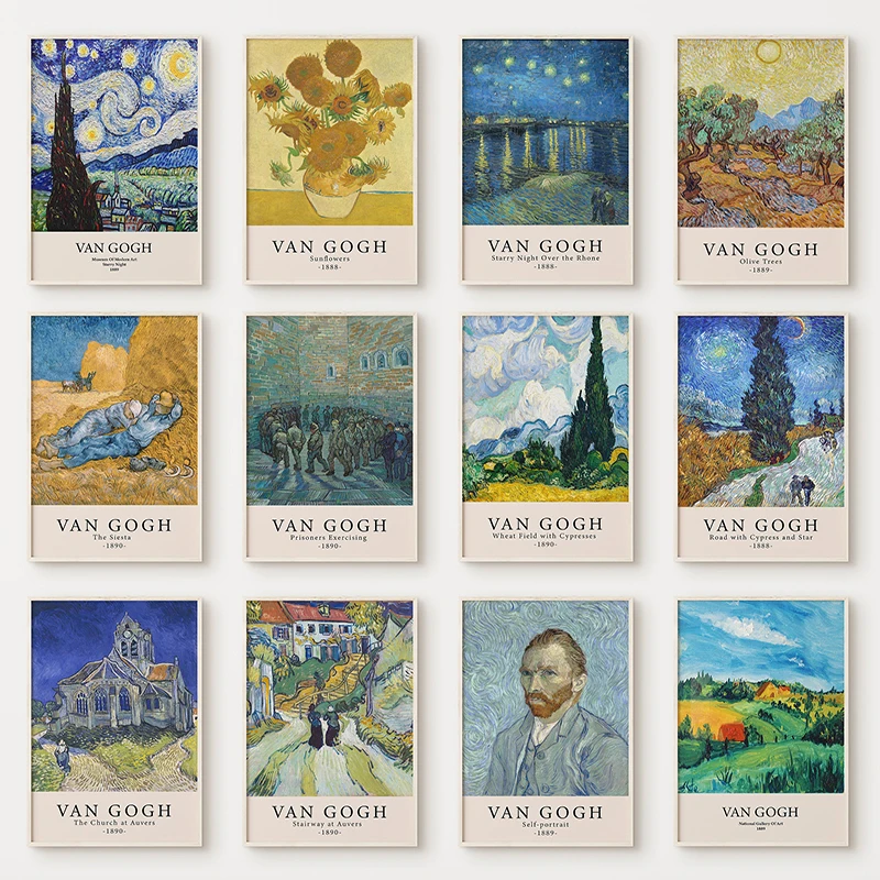 Картина Ван Гога картина Винсента Постер импрессионизм на холсте для украшения
