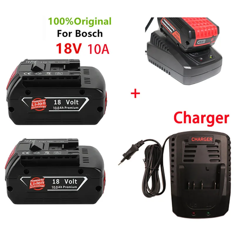 

100% Original18V 8ah Oplaadbare Lithium Ion Batterij Voor Bosch 18V 6.0A Backup Batterij Draagbare Vervanging BAT609
