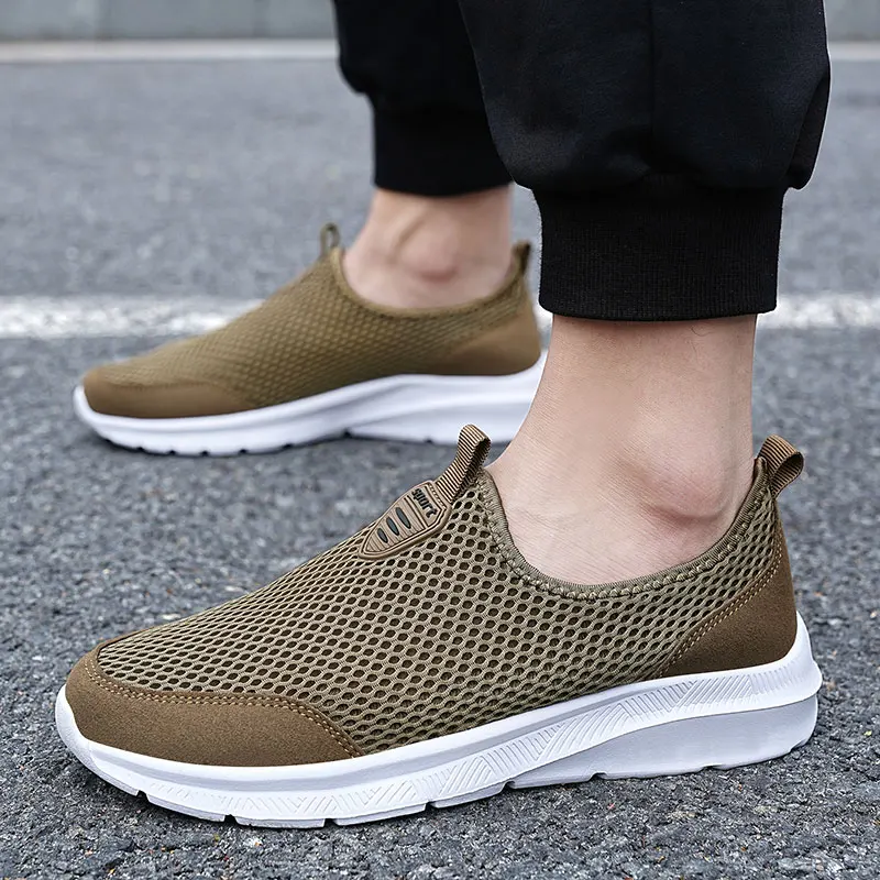 

2022 Hot Sale Cheap Casual Sneakers for Men Breatable Mesh Men Jogging Shoes Big Szie 48 Light Trainers Men zapatillas de hombre