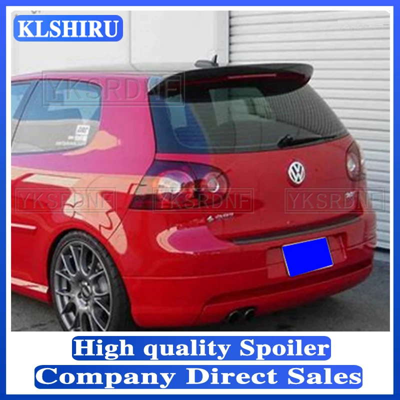 

Автомобильный задний спойлер на крышу для Volkswagen VW Golf 5 V MK5 R32 GTI 2006-2009, Автомобильный задний спойлер из углеродного волокна