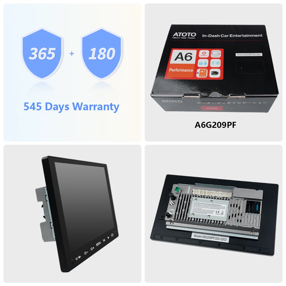 Автомобильный стерео-навигатор ATOTO A6 PF стерео-система на Android с 9 &quotэкраном GPS Wi-Fi