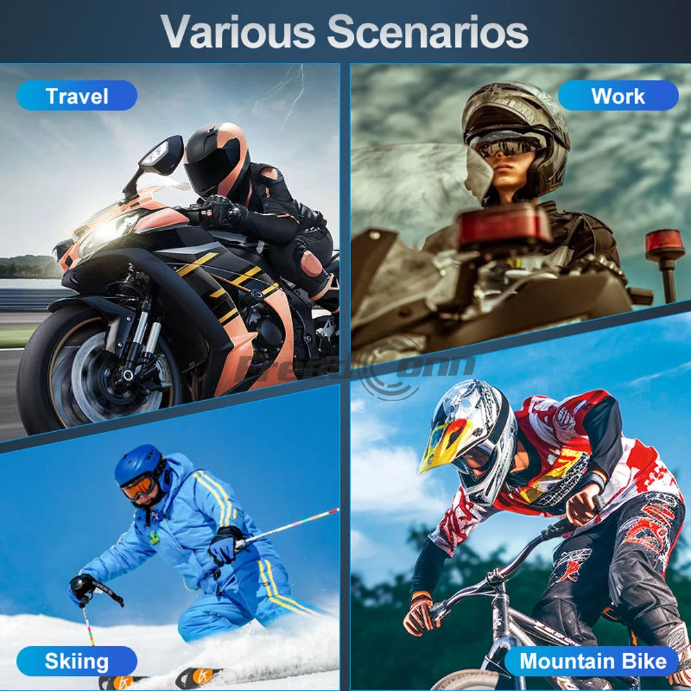 FreedConn мотоциклетный шлем Bluetooth-гарнитура универсальное сопряжение голосовое