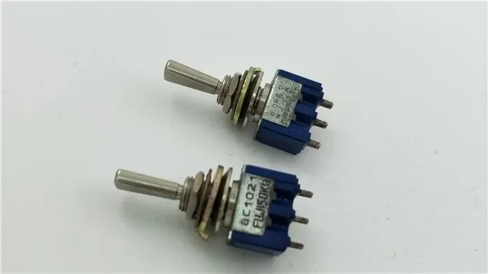 Б/у Fujitsu Fujisoku 8c10213-pin 3-ступенчатый кнопочный переключатель плоская ручка