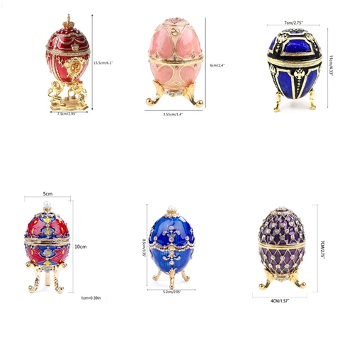 JAVRICK Шкатулка для украшений Faberge-Egg