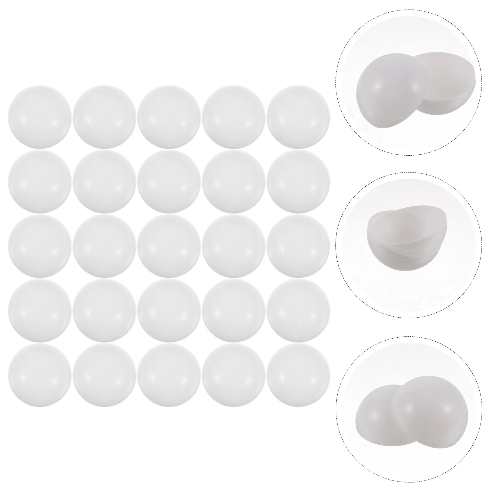 

25 Pcs Can Be Opened Lottery Ball Vending Machine Capsules Pvc Balls Home Party