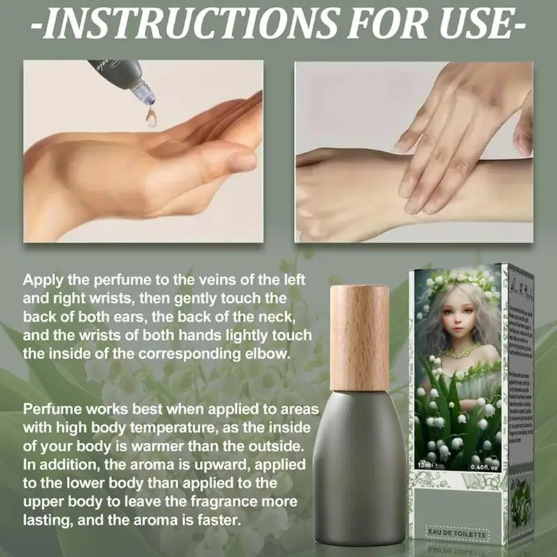 12 мл туалетная вода Ландыш духи цветочные женские ароматы шариковый