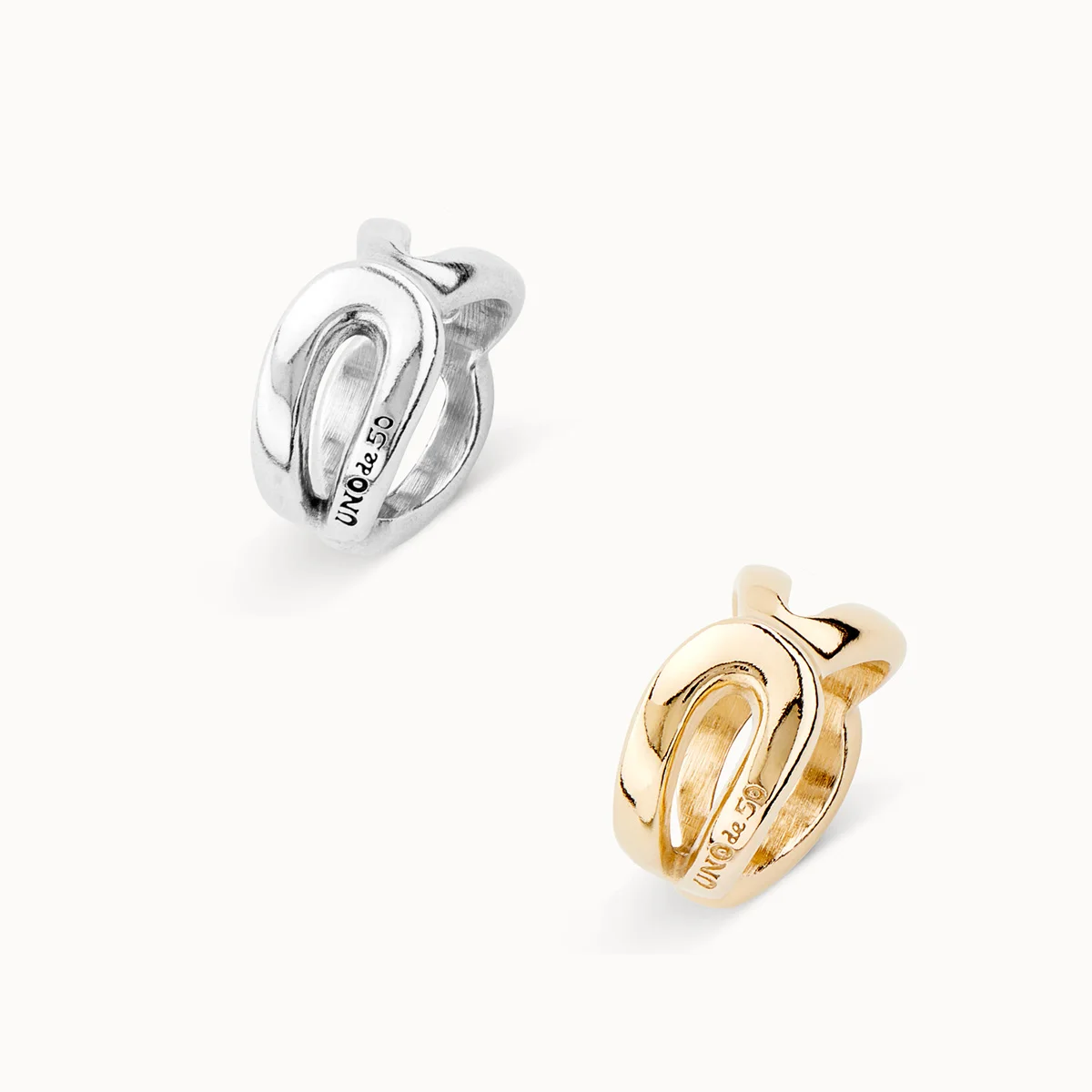 Новинка 2024 европейский и американский стиль ювелирные изделия UNO DE 50 серебряное