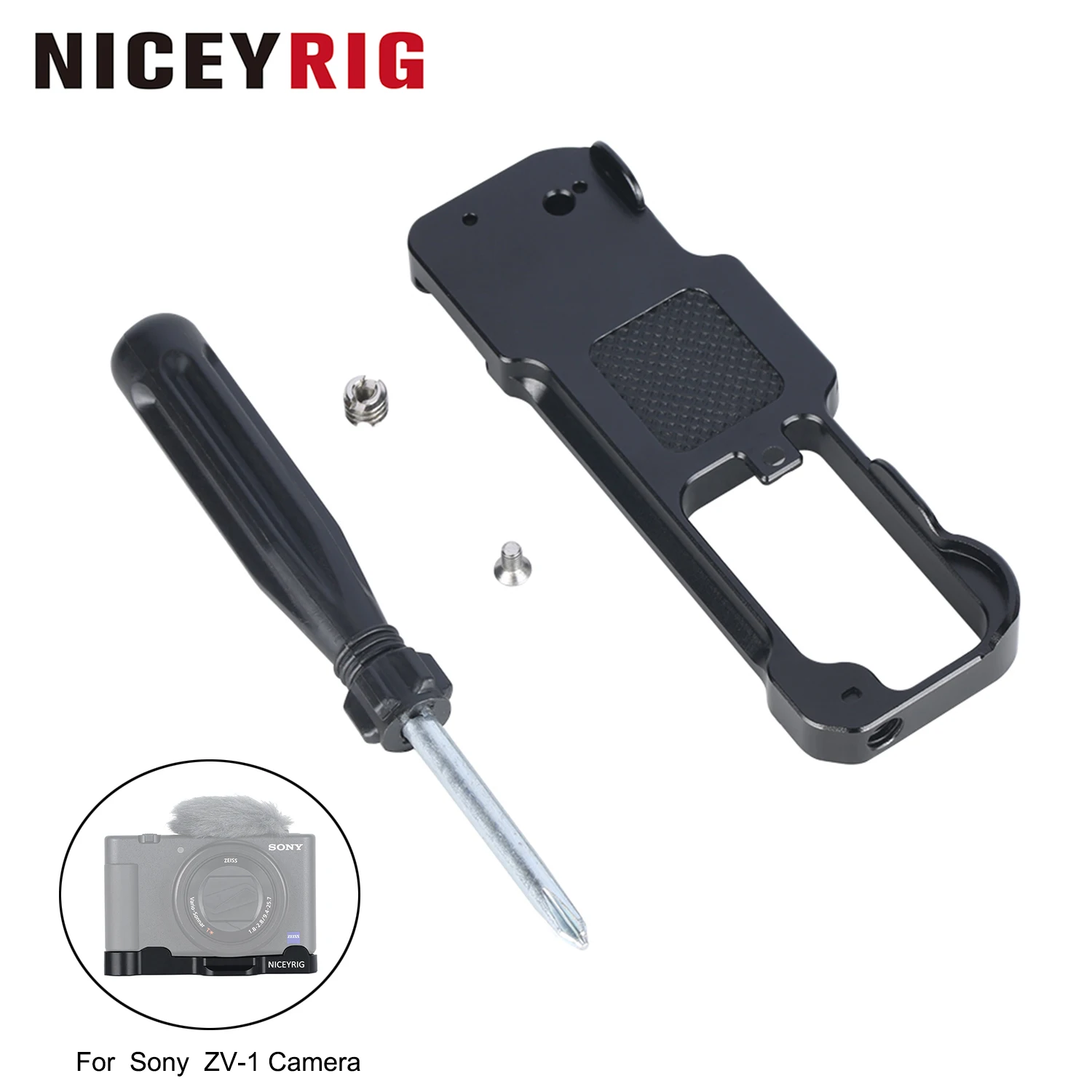Фото Кронштейн-основание для камеры NICEYRIG с креплением Arca-Swiss для камеры Sony ZV1 №1