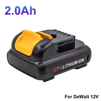 12V 2000mAh For DEWALT DCB120 DCB127 DCB121 10.8V DCB120 DCB127 DCB121 DCB100 DCB101 DCB119 Li-ion Power Tools Battery