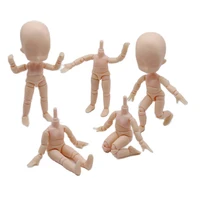 11cm bjd dolls ob11 toy nude body movable ball joint dress up play house baby action for girl boy diy fashion mini gift