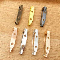 50pcslot 7 colors 15 20 25 30 35 40mm mix brooch pin brooch clip base for diy brooches jewelry making accessories supplies