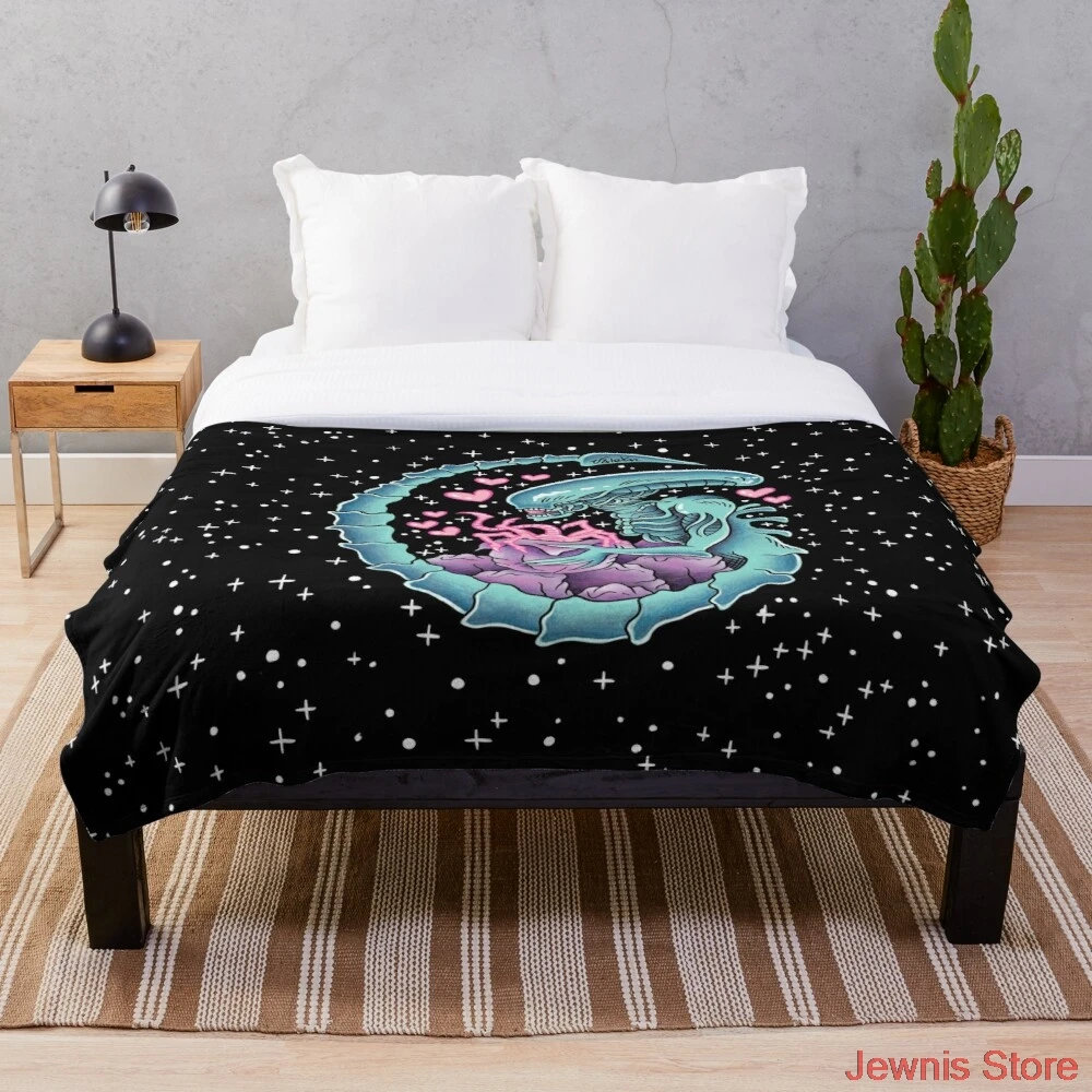 

Xenomorph Eggs Blanket Plush Velvet Warm Decoration Bed Home Throw Sofa Blankets Unisex Children Boys Gifts Adult NEW