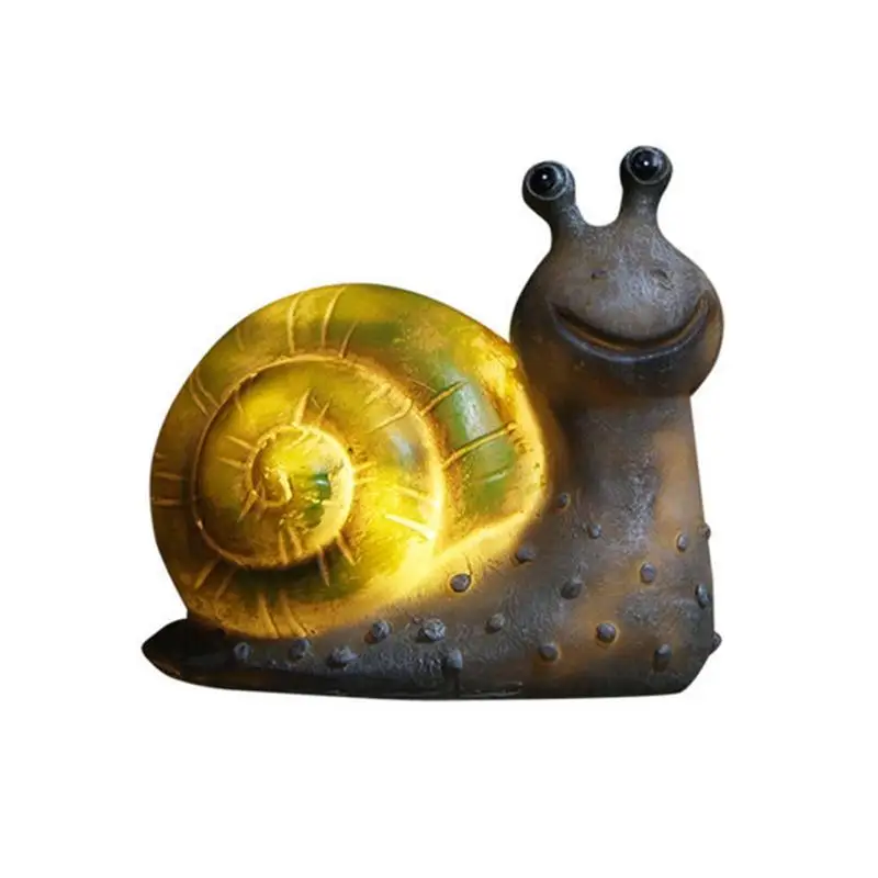 

Водонепроницаемые светильники на солнечной батарее в виде животных, уличное освещение для сада с полимерными улитками, совой, Кроликом, лис...