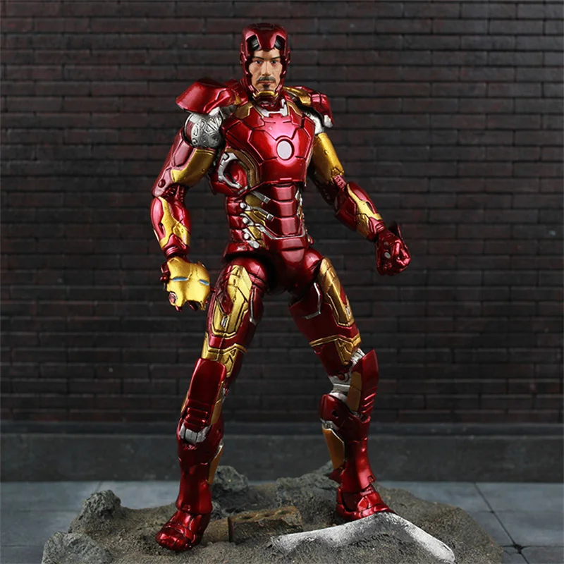 Экшн-фигурка Disney Marvel Железный человек 7 дюймов Mk 43 статуя Железного человека