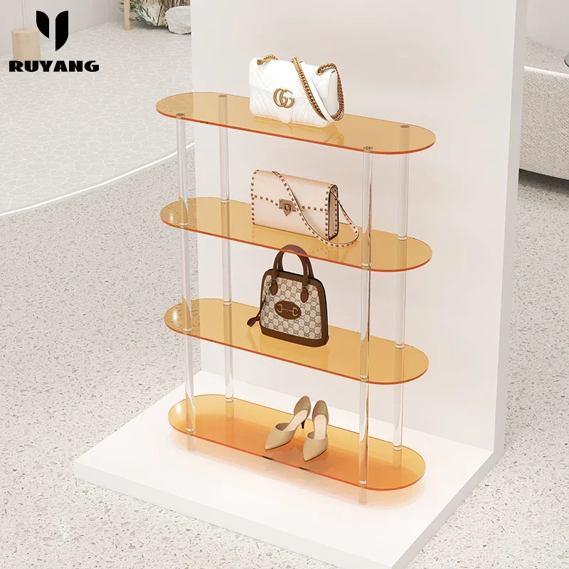 Магазин женской одежды акриловая сумка для обуви Nakajima полка хранения витрина