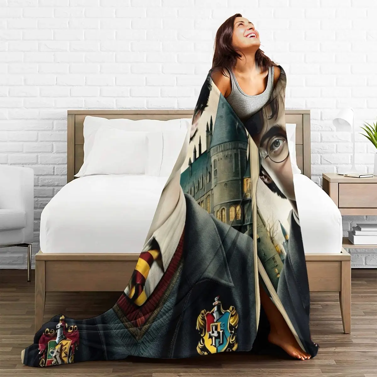 Одеяло из фильма Гаррис P-Potters Magic World качественное мягкое одеяло зимнее для