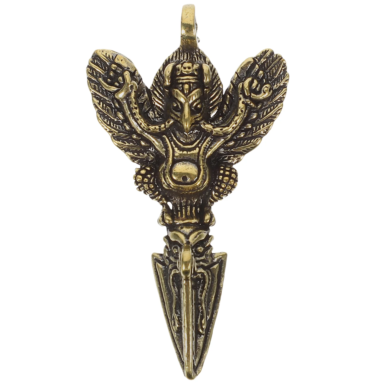 

Demon Pestle Buckle Hanging Buddhism Vajra Pendant Keychain Small Decor Ornament