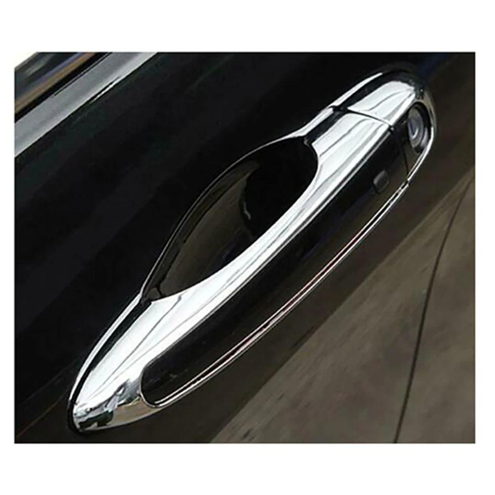 

4 Set Car Exterior Door Handle Cover For Jeep Cherokee 2014-2020 ABS Chrome Trim Cap 100% New Car Decoration Accessories