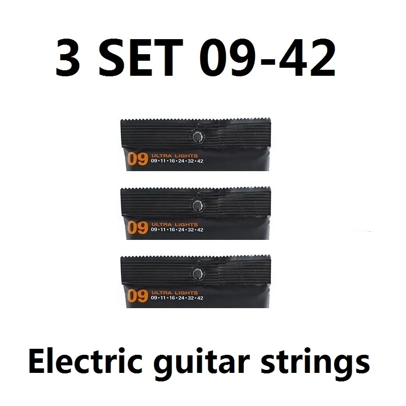 

3 Pack Electric guitar Strings 09 010 011, Acoustic Guitar Strings 010 011 012