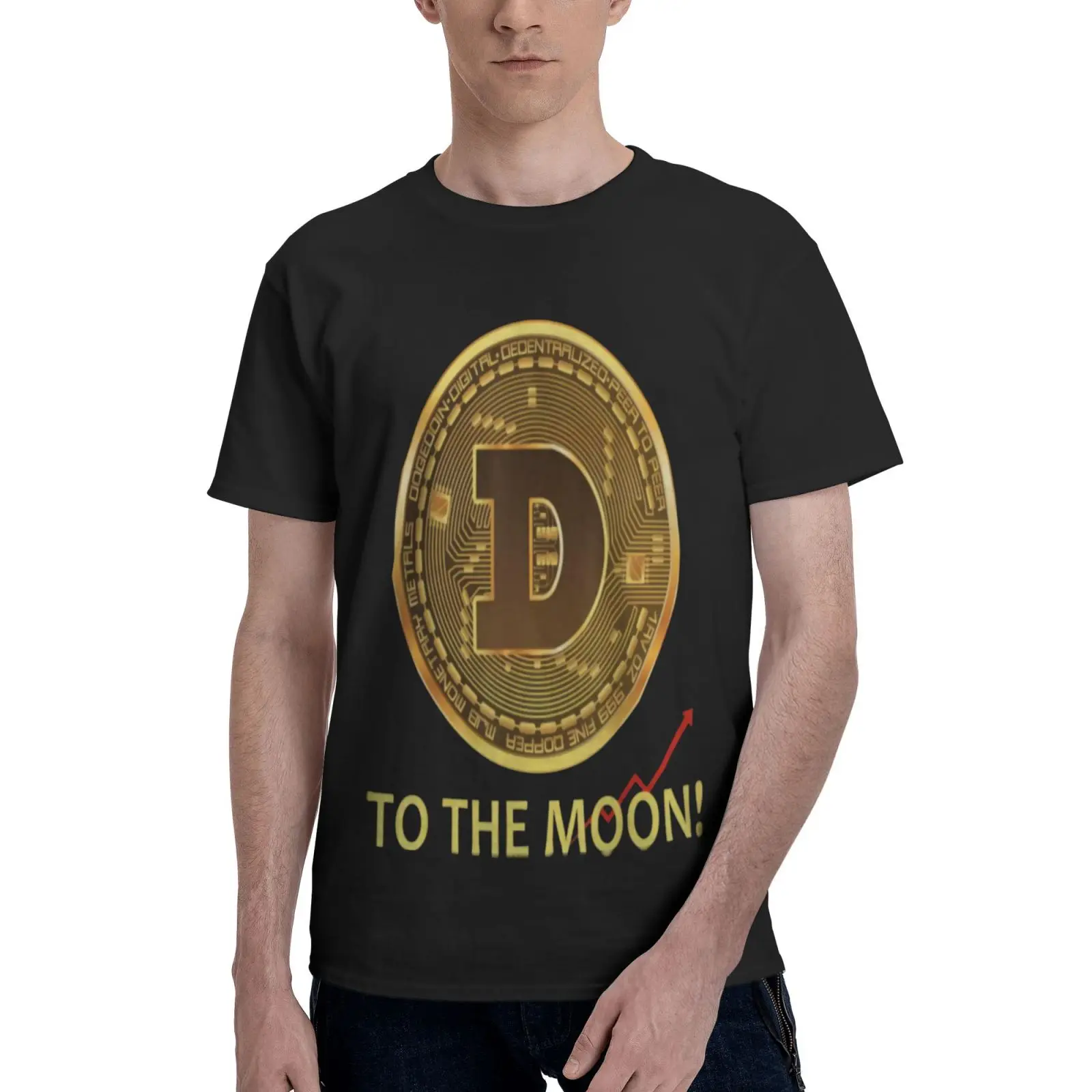 

Dodgecoin To The Moon To Hotnew T Shirt Manga Short Sleeve T-Shirts T Shirt For Men Tshirts For Men Blouse Manga T Shirt Women