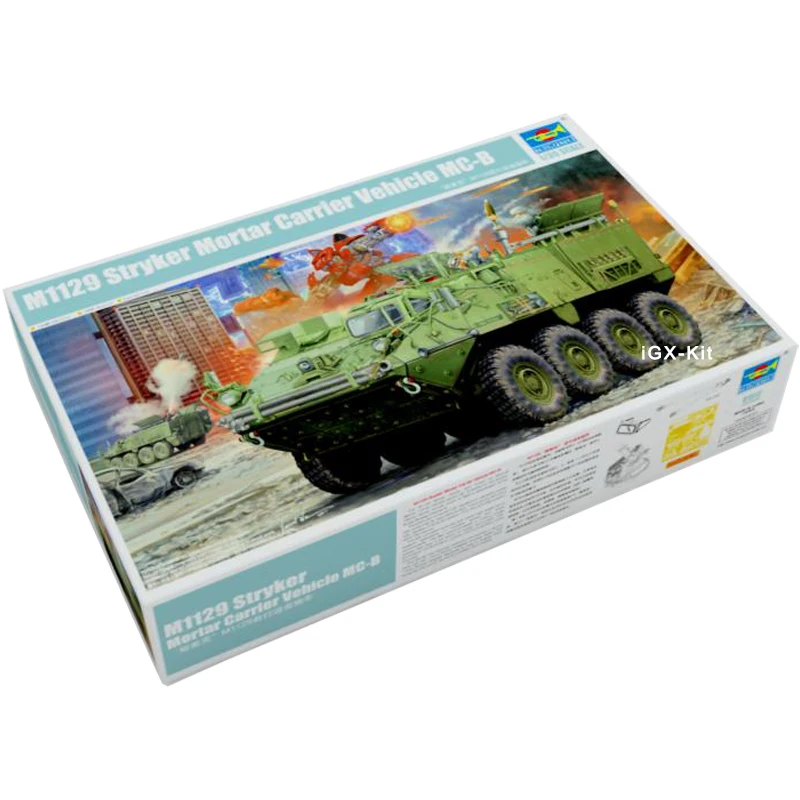 Trumpeter 01512 1/35 США Stryker M1129 самоходный строительный автомобиль Военная игрушка